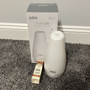 Pure Enrichment PureSpa Essential Oil Diffuser Color Changing Mood Light NEW